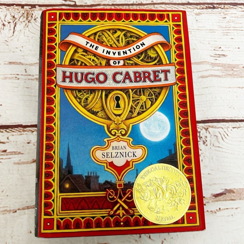 The Invention of Hugo Cabret Brian Selznick Red Gold Edition Hardcover New